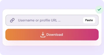Step 3: Paste the link and click Download
